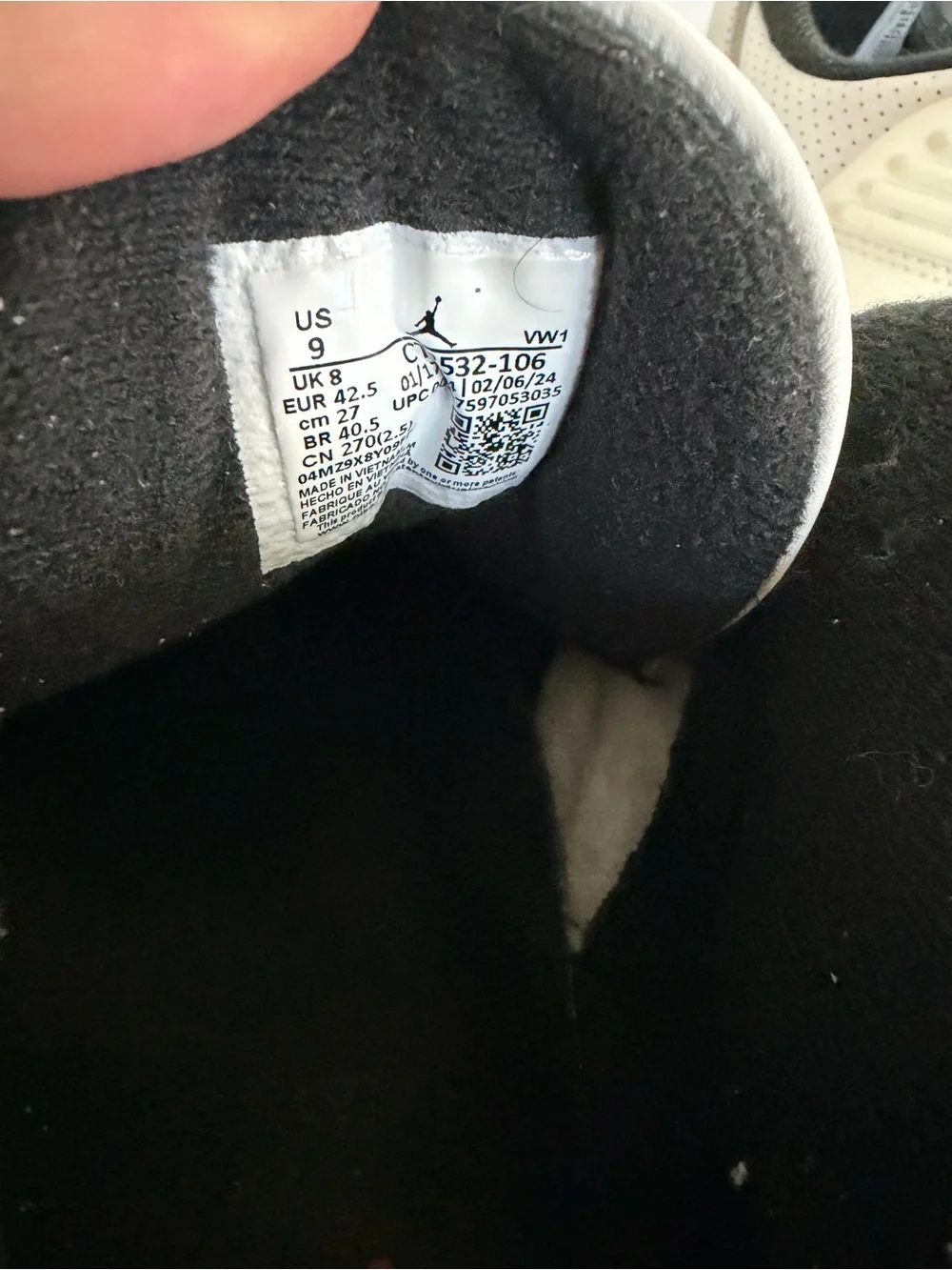 Jordan used men’s